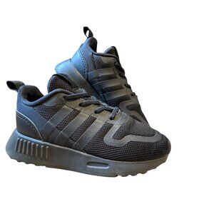 $12 WHEN BUNDLED Adidas Easy On Off Multix Unisex All Black Sneakers Like New